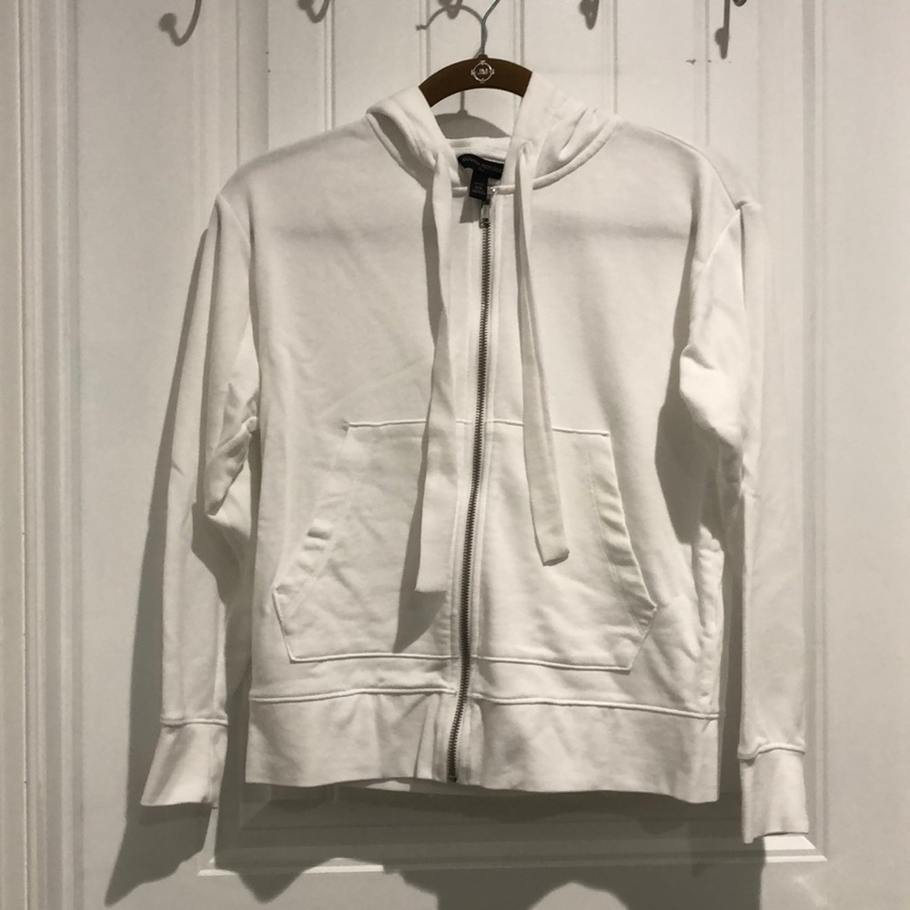 Banana Republic Factory
French Terry Full Zip Hoodie, Petite XS, White